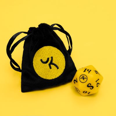 Большой кубик d20 ЧК